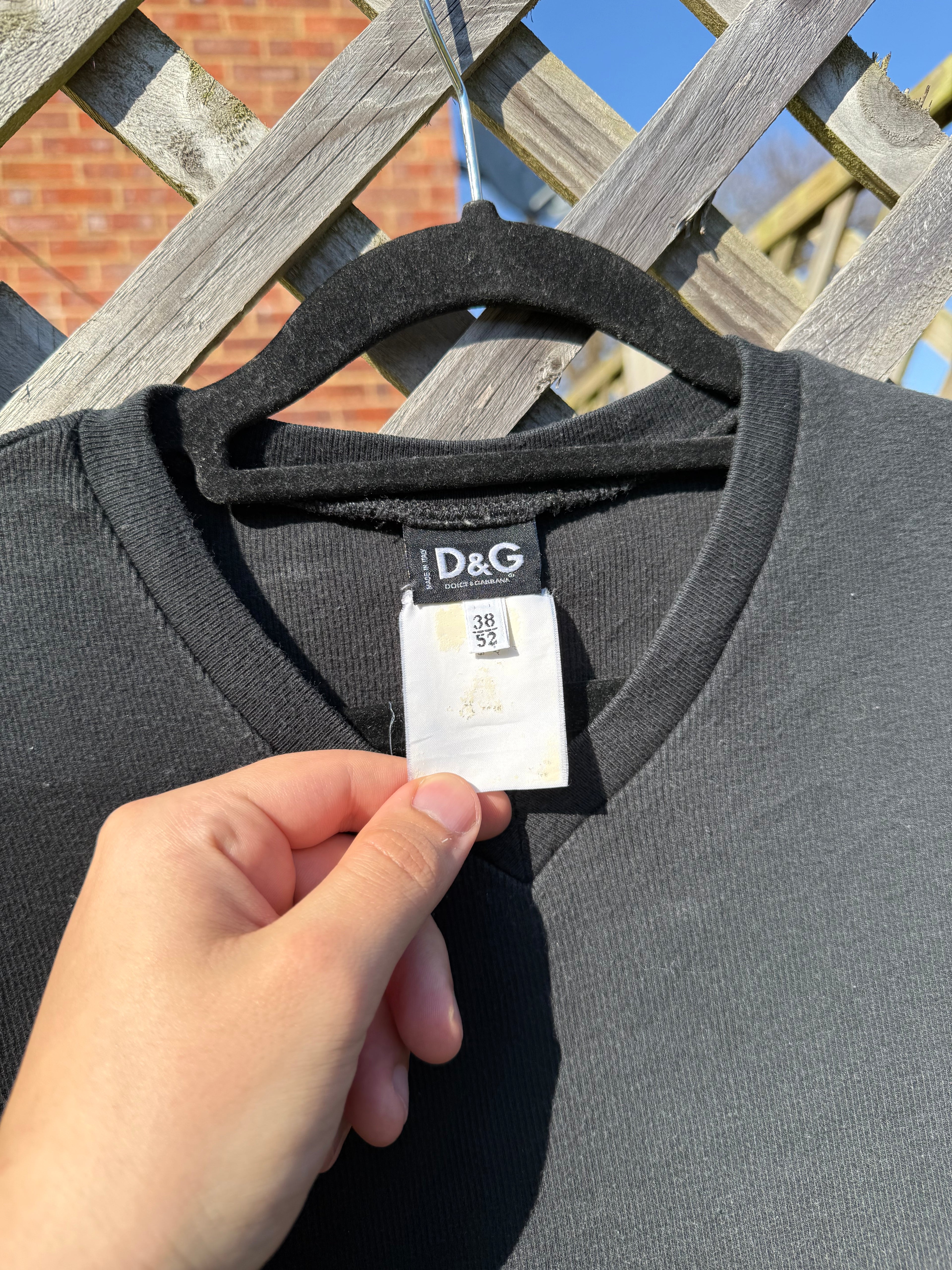 Dolce & Gabbana Vintage 2000s V-Neck Men's T-Shirt