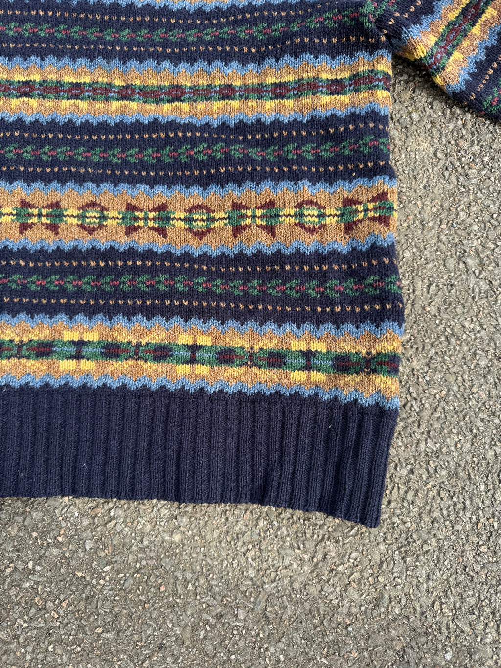 Polo Ralph Lauren Vintage 2000s V-Neck Wool Sweater