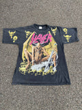 Vintage 1994 Slayer All Over Print Band T-Shirt