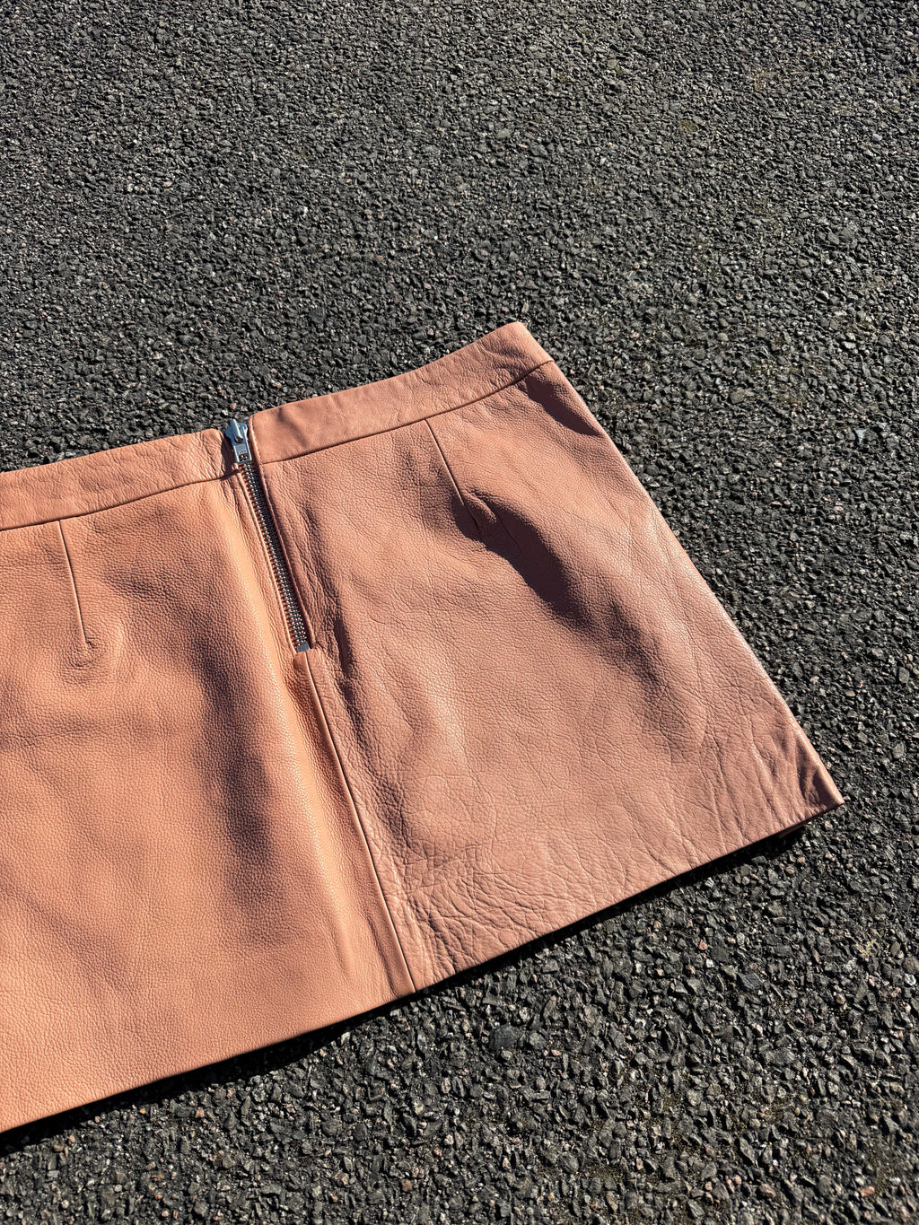 Ganni Angela Leather Skirt