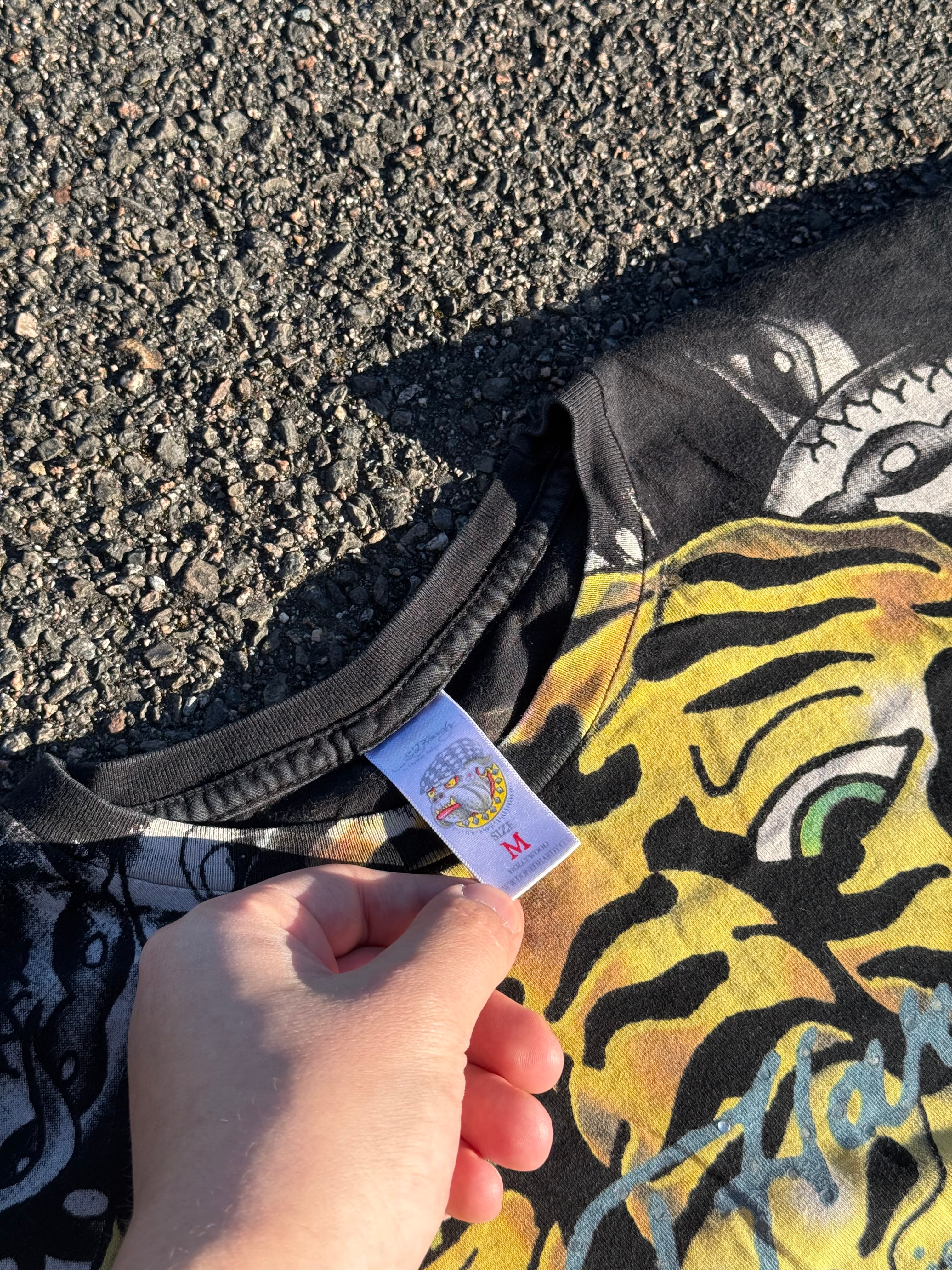 Vintage 2000s Ed Hardy by Christian Audigier Tiger Snake T-shirt