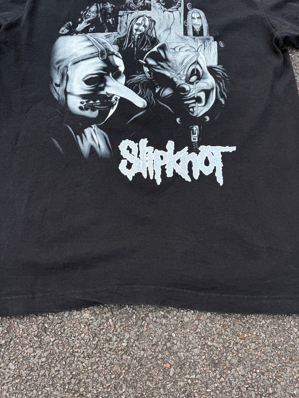 Vintage 2000s Slipknot Masks Graphic T-Shirt