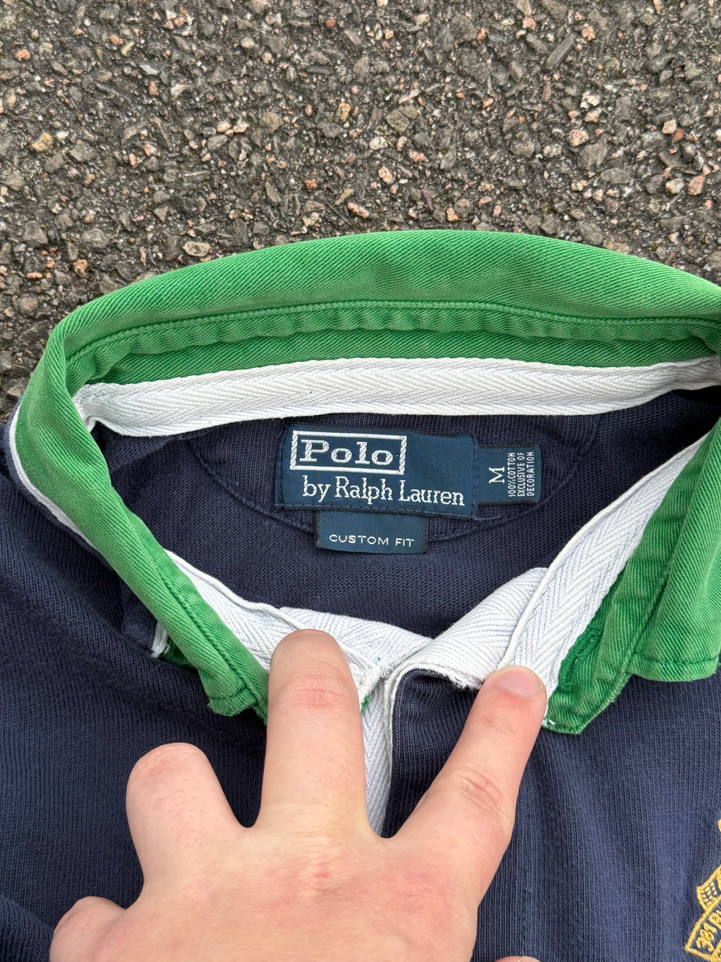 Polo Ralph Lauren Vintage Y2K #3 Rugby Long Sleeve Shirt