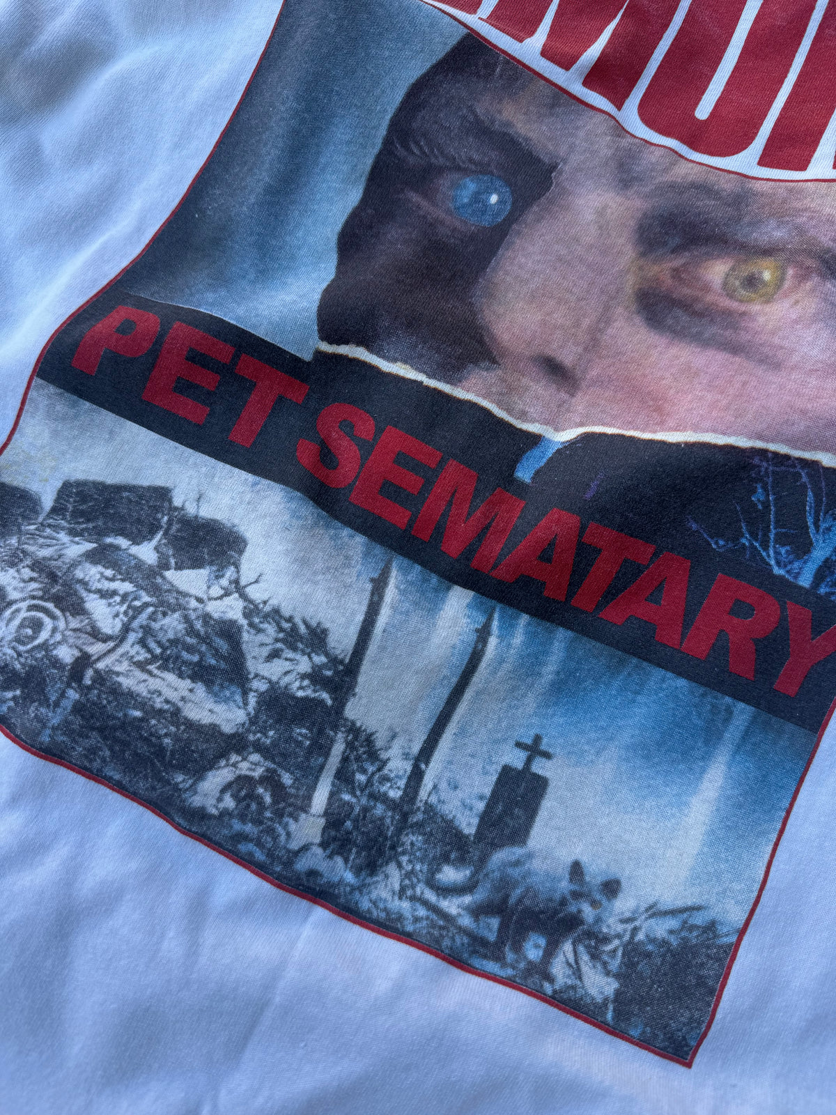 Vintage 90s Ramones Pet Sematary Stephen King’s Movie Promo T-Shirt