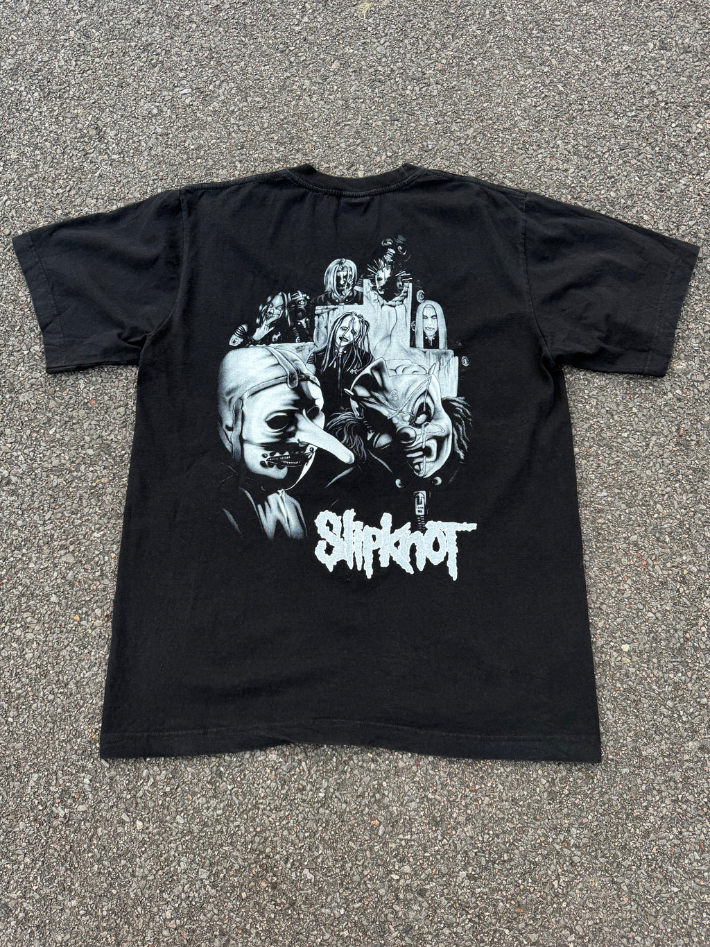 Vintage 2000s Slipknot Masks Graphic T-Shirt