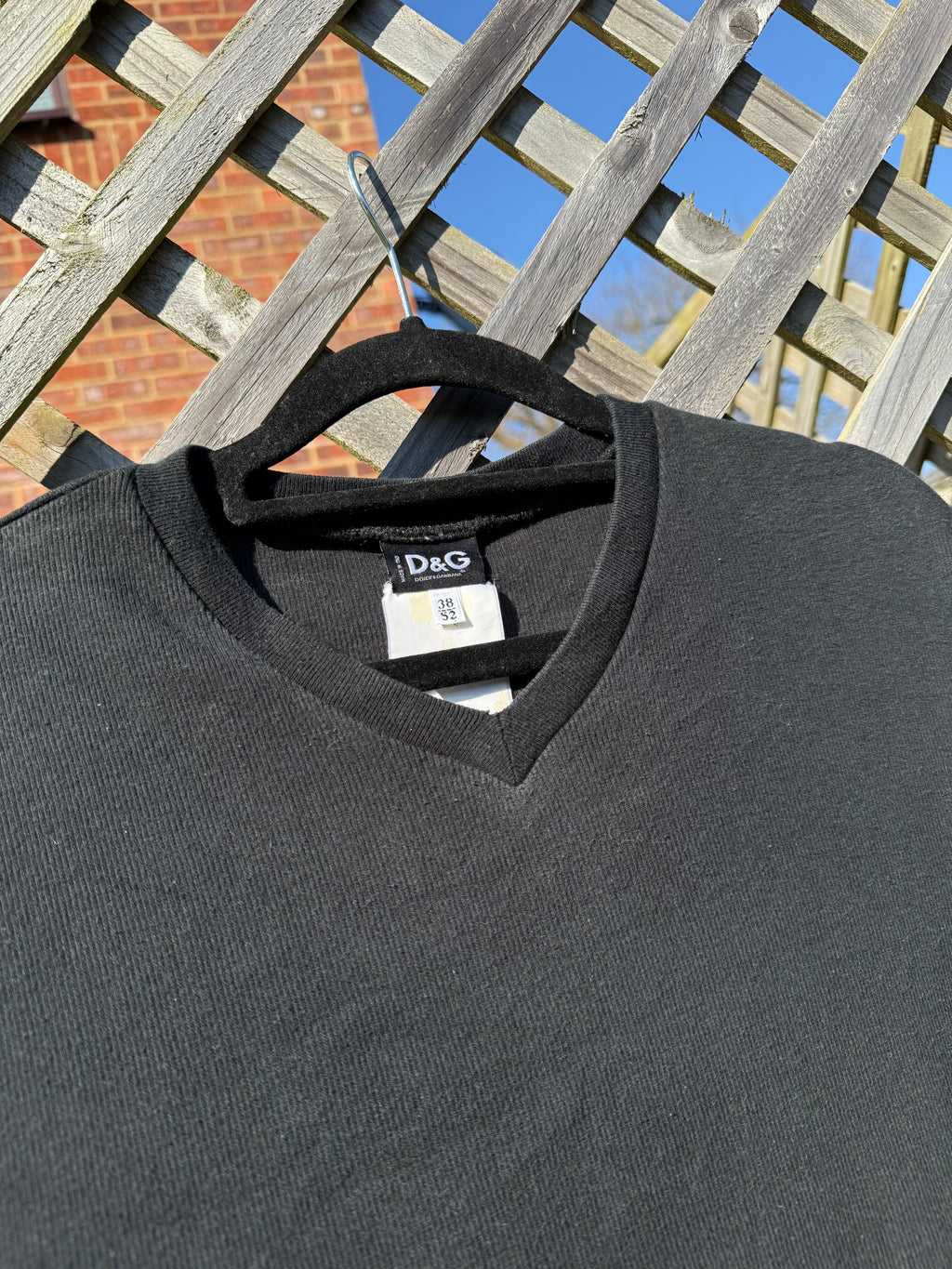 Dolce & Gabbana Vintage 2000s V-Neck Men's T-Shirt