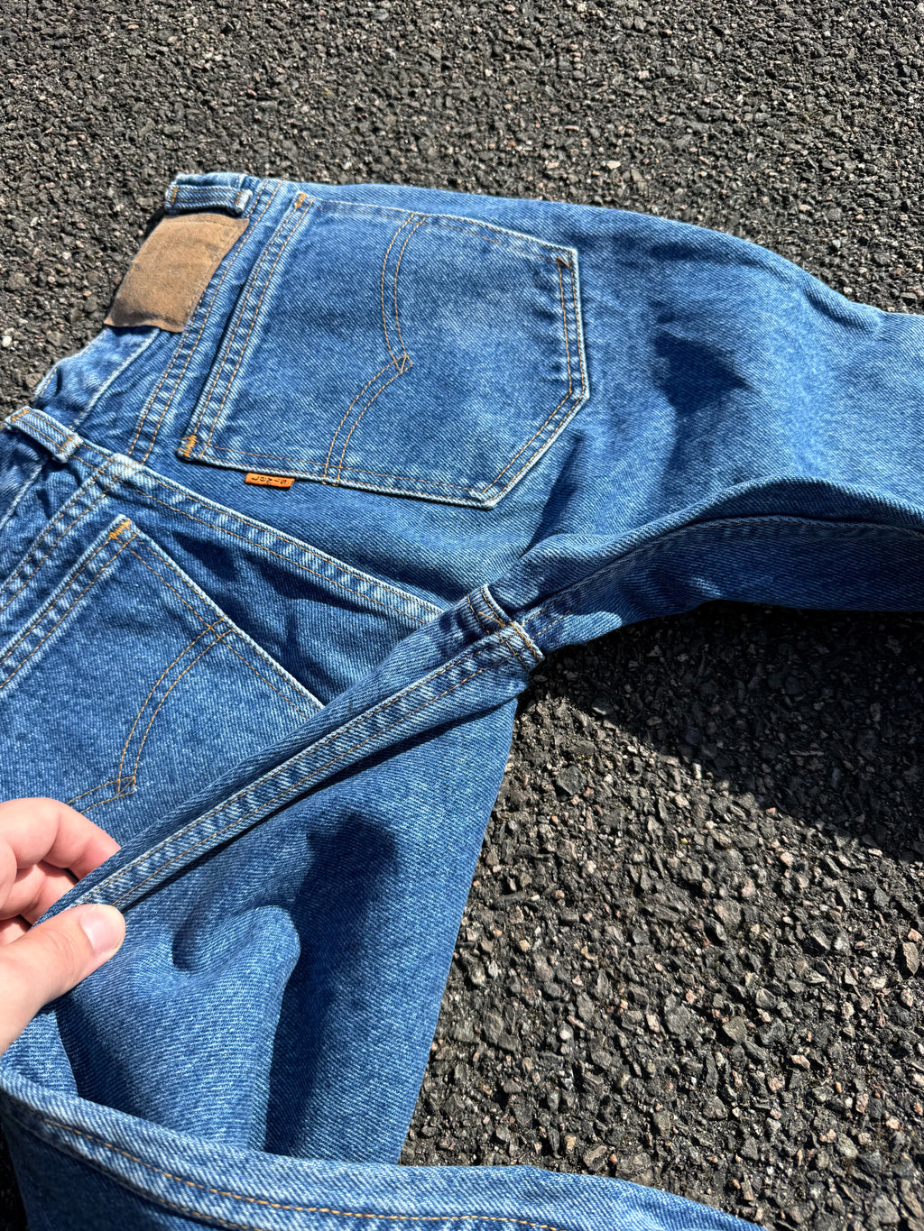 Levi’s Vintage 80s 631 Orange Tab Denim Jeans Made in Belgium