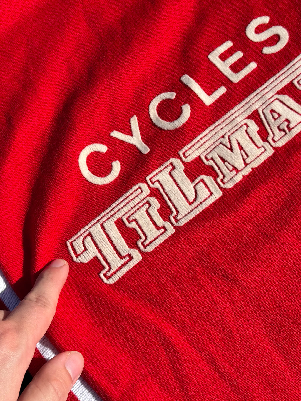 Vintage 70s Cycles Tilmant Campitello Belgium Retro Cycling Jersey