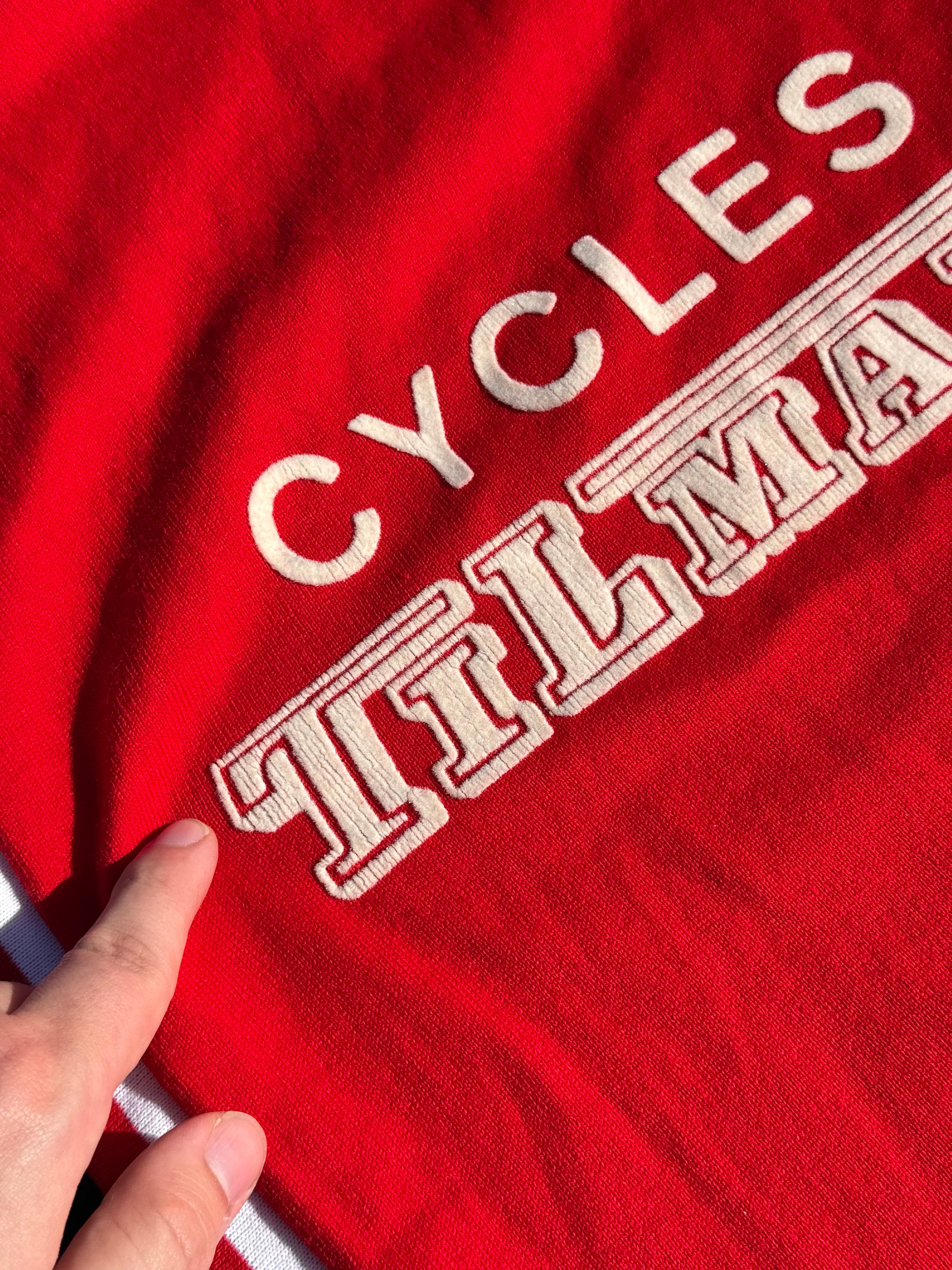 Vintage 70s Cycles Tilmant Campitello Belgium Retro Cycling Jersey