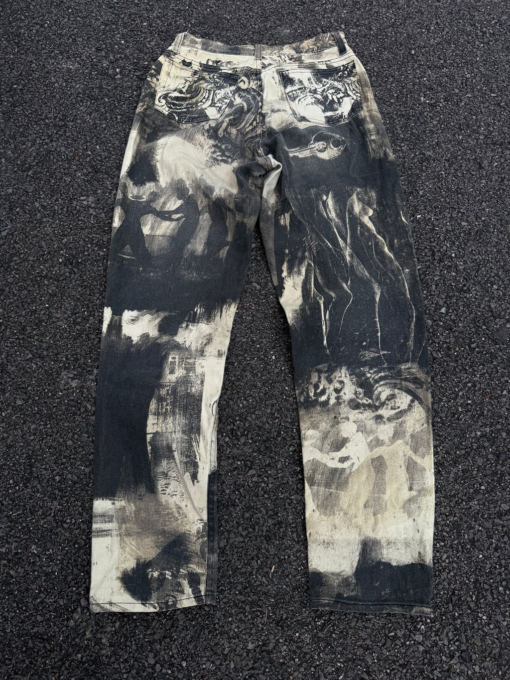 Roberto Cavalli F/W 1994 Renaissance Vintage Printed Pants
