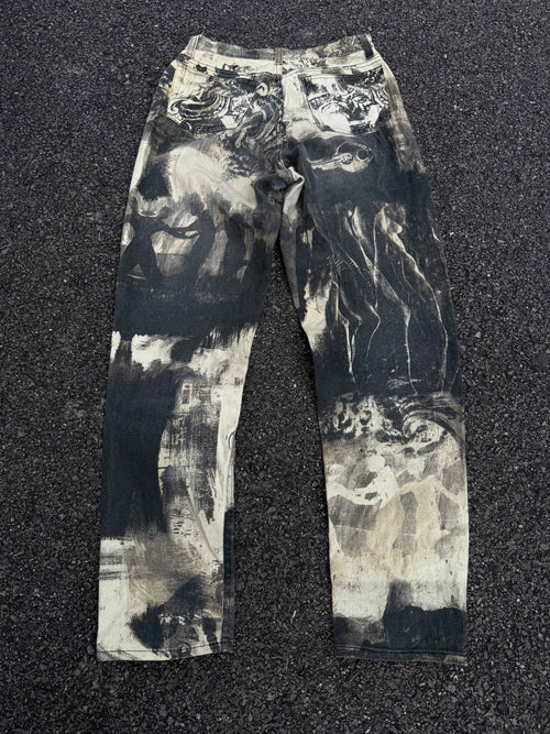 Roberto Cavalli F/W 1994 Renaissance Vintage Printed Pants