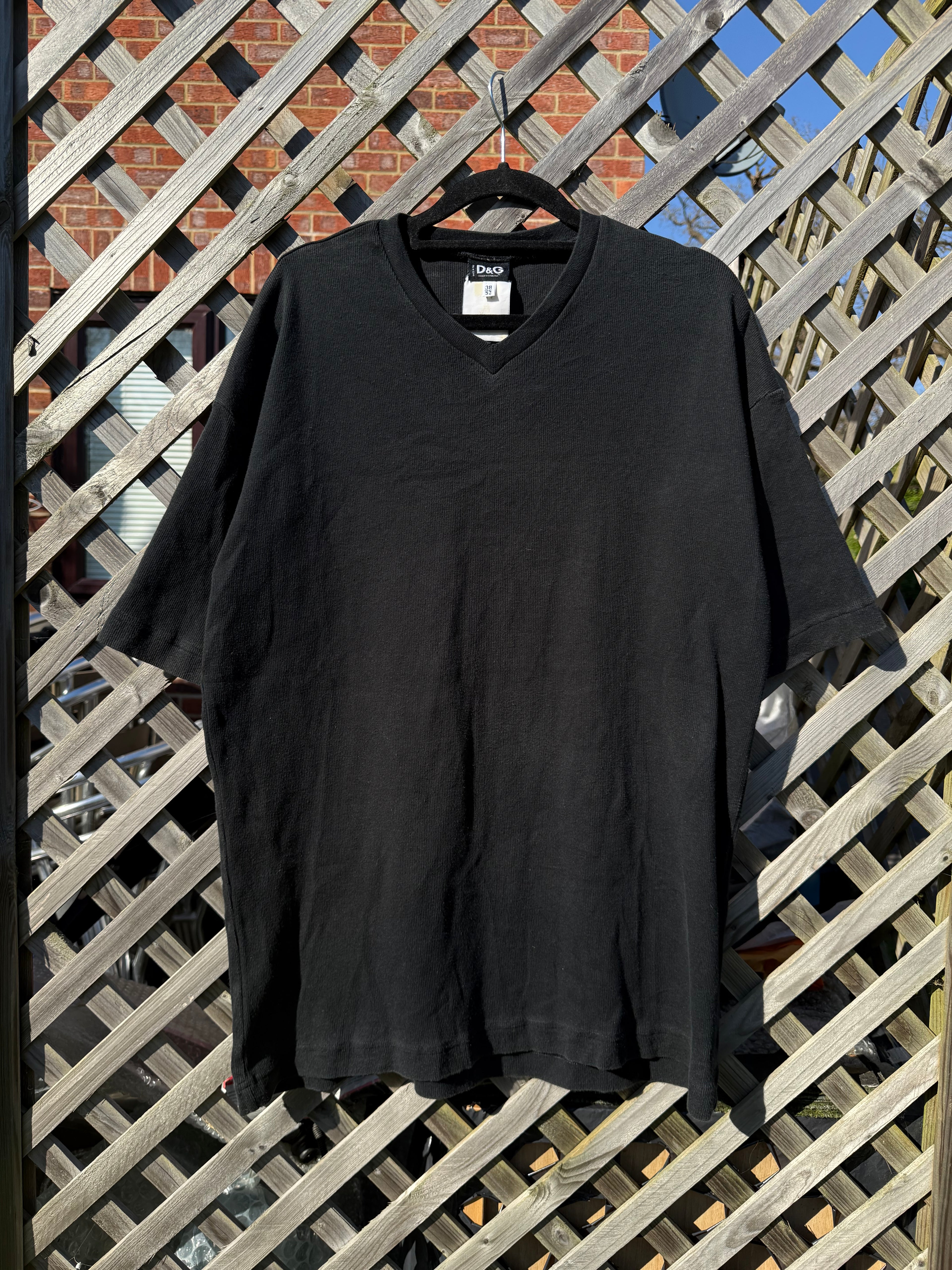 Dolce & Gabbana Vintage 2000s V-Neck Men's T-Shirt