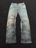 Roberto Cavalli F/W 1994 Renaissance Vintage Printed
Flared Pants