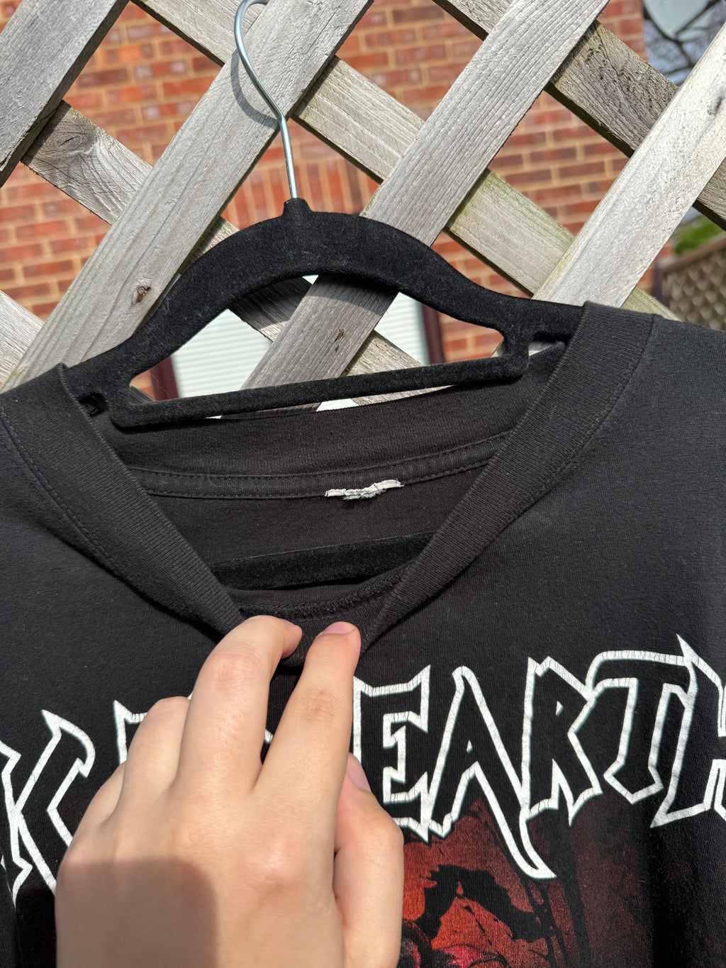 Vintage 2001 Iced Earth Dracula Horror Metal T-Shirt