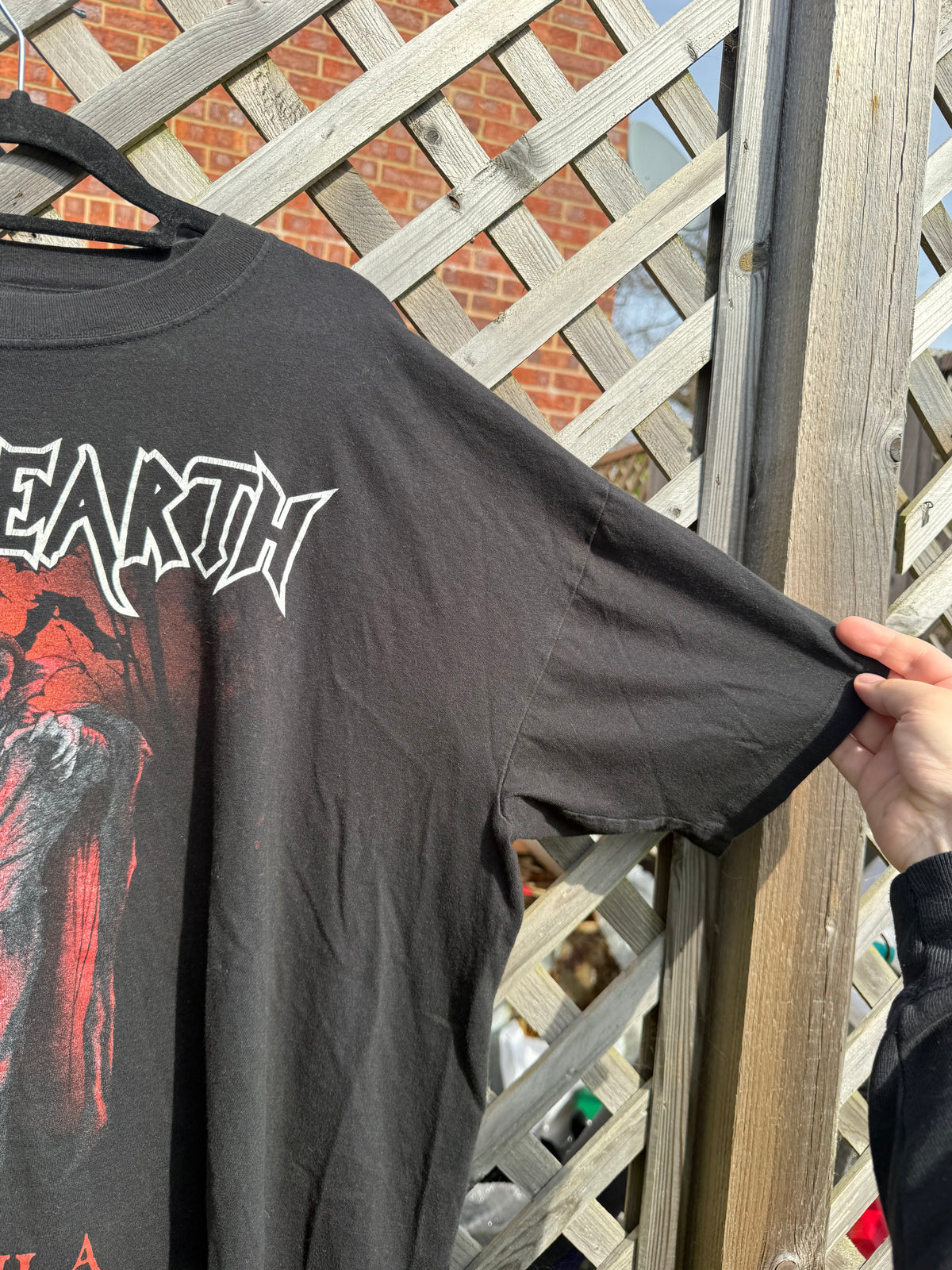 Vintage 2001 Iced Earth Dracula Horror Metal T-Shirt