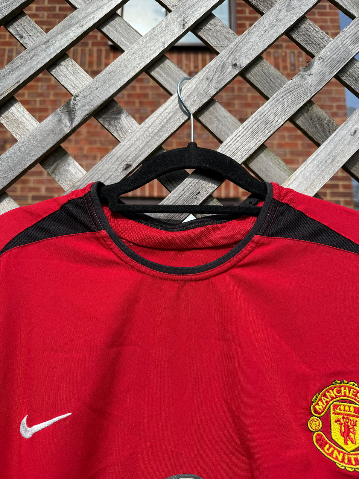 Vintage 2002-2004 Manchester United Nike Home Long Sleeve Jersey