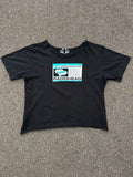 Vintage 2000s Radiohead No Surprises Carbon Monoxide Cropped T-Shirt