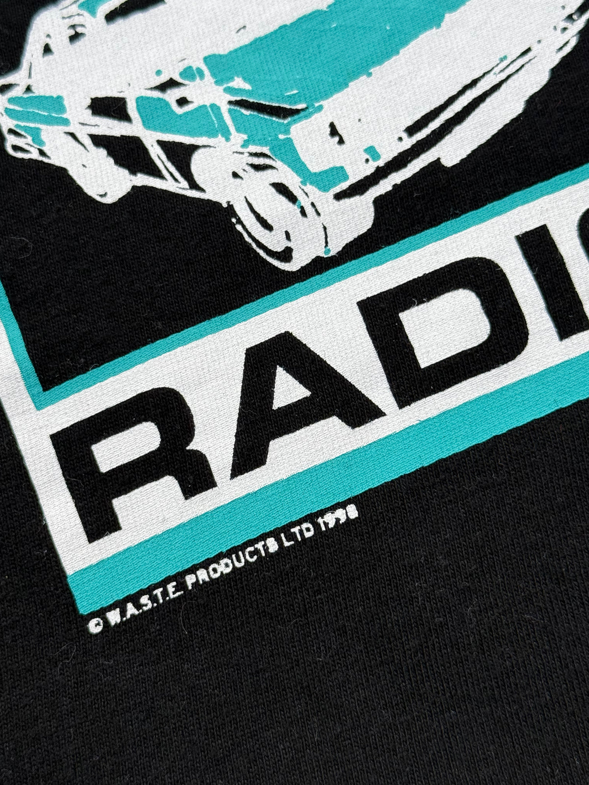 Vintage 2000s Radiohead No Surprises Carbon Monoxide Cropped T-Shirt