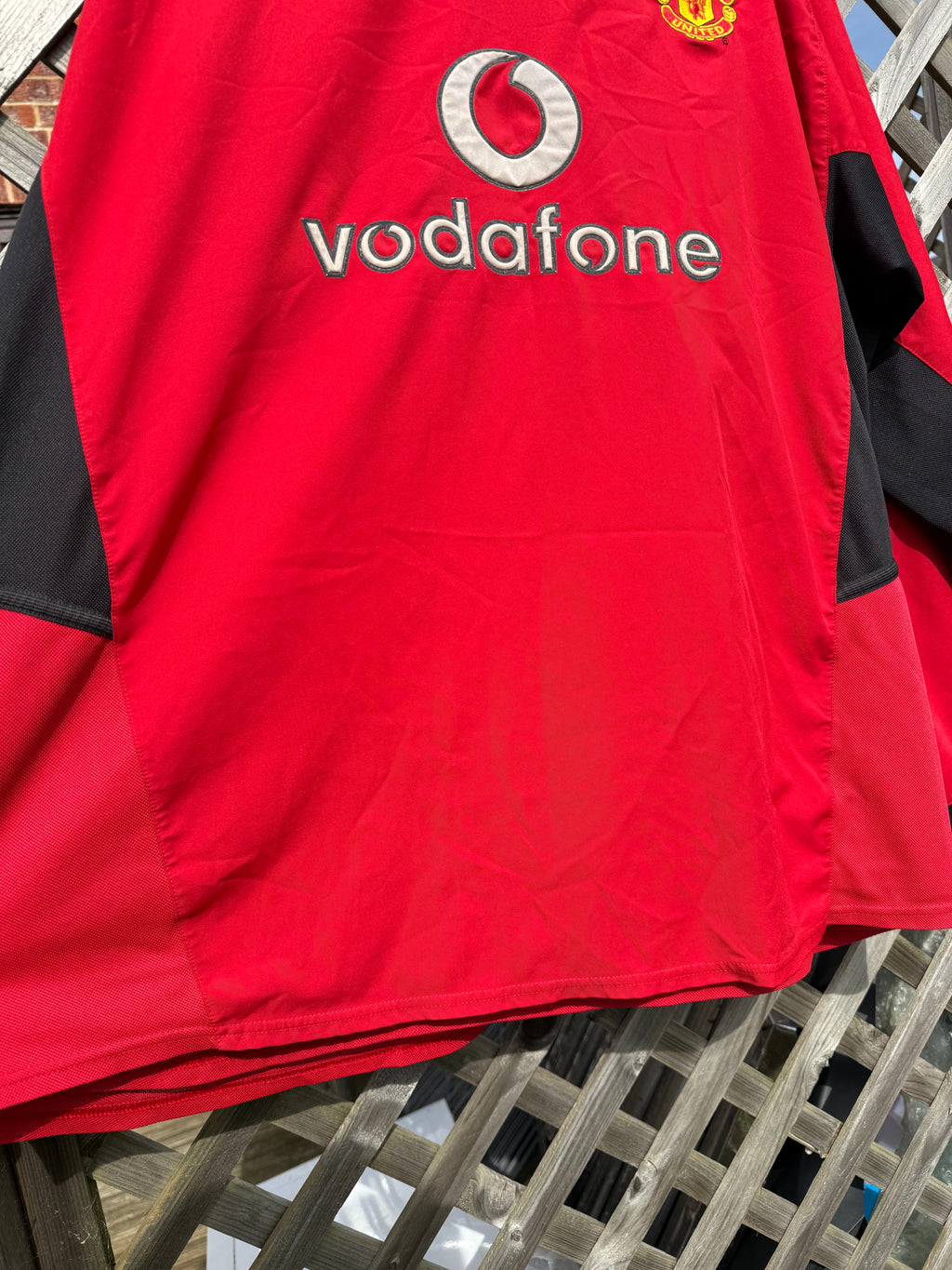 Vintage 2002-2004 Manchester United Nike Home Long Sleeve Jersey