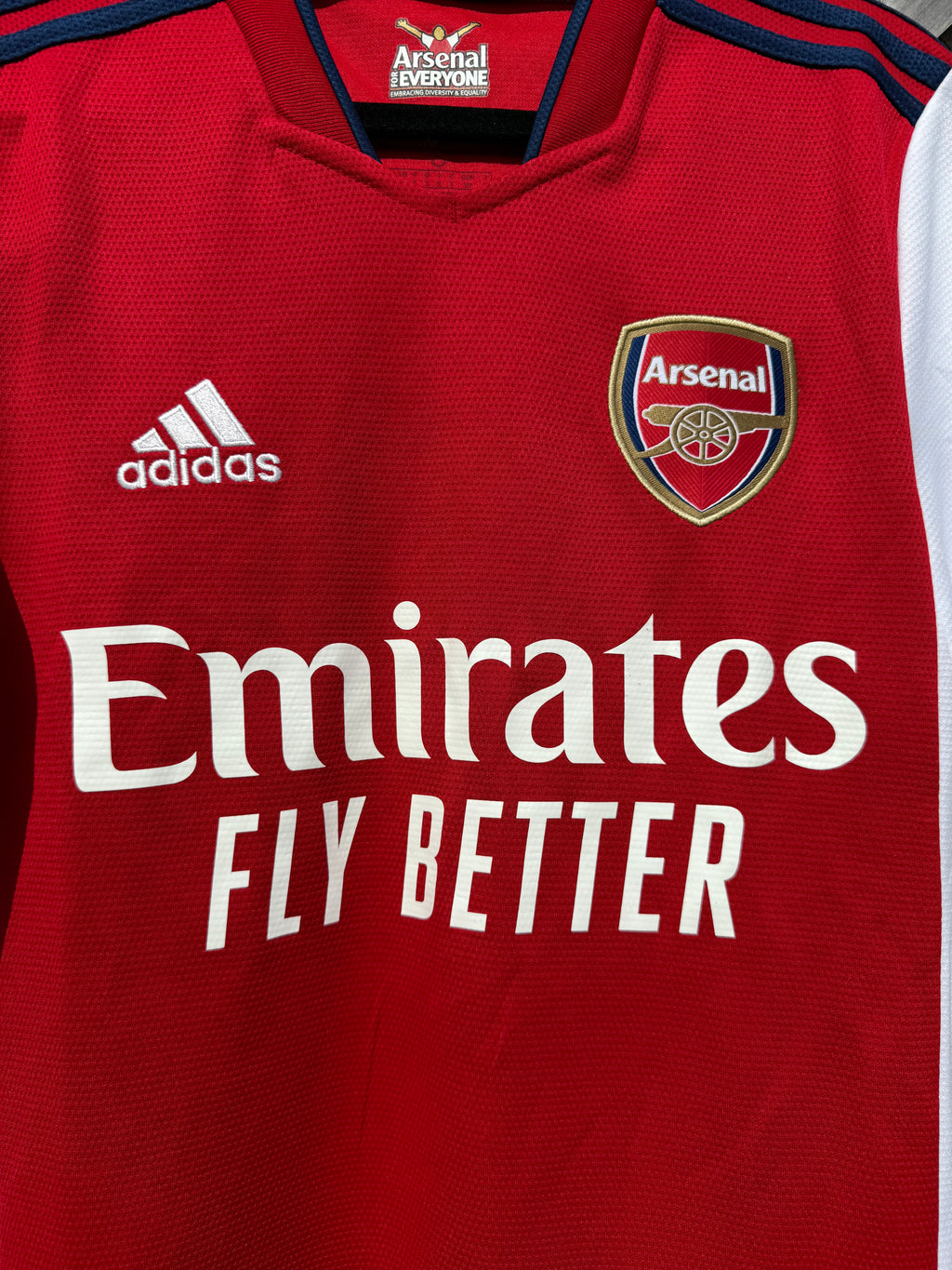 2021-2022 Arsenal Adidas Home Jersey Football Shirt