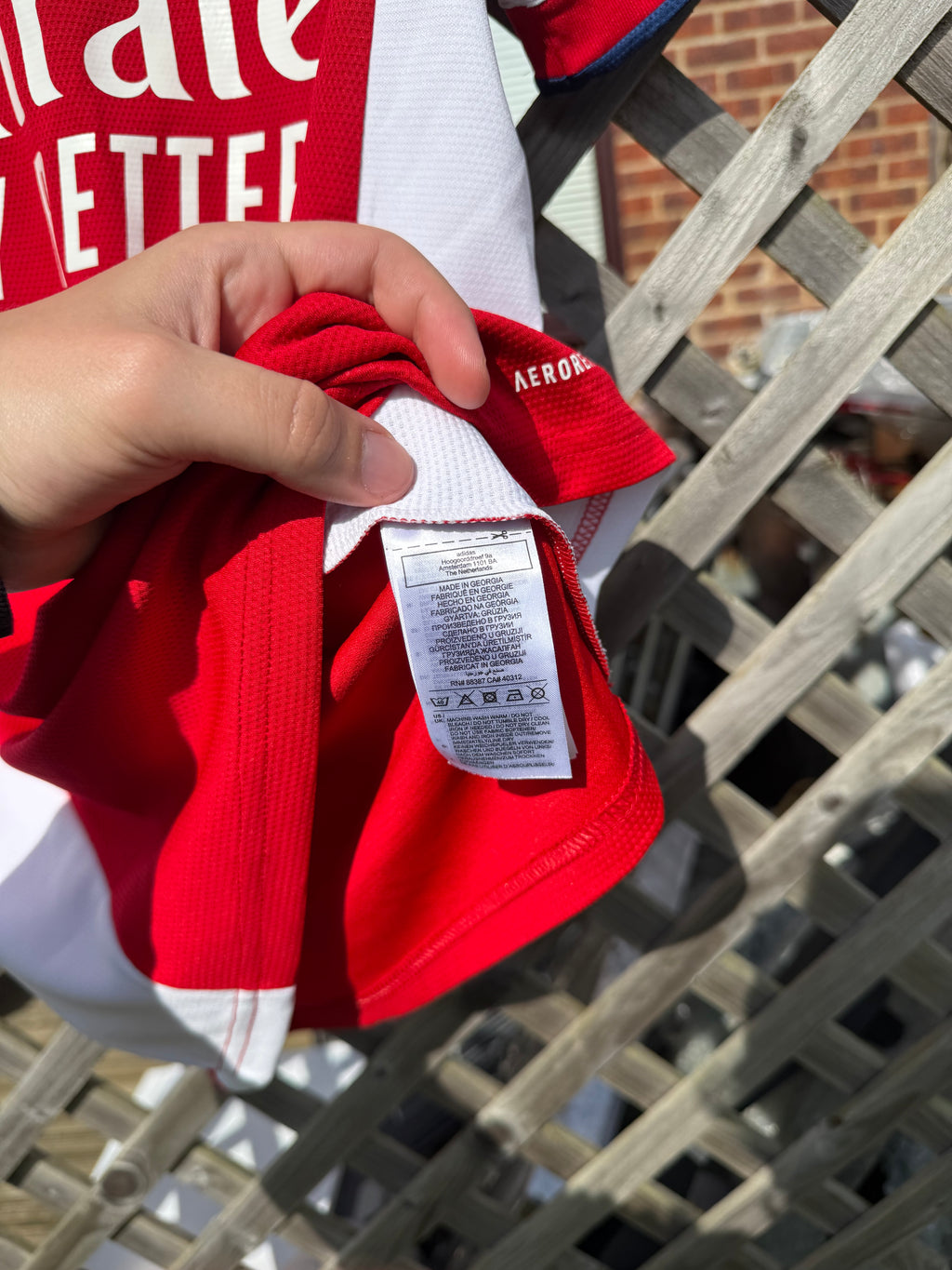 2021-2022 Arsenal Adidas Home Jersey Football Shirt