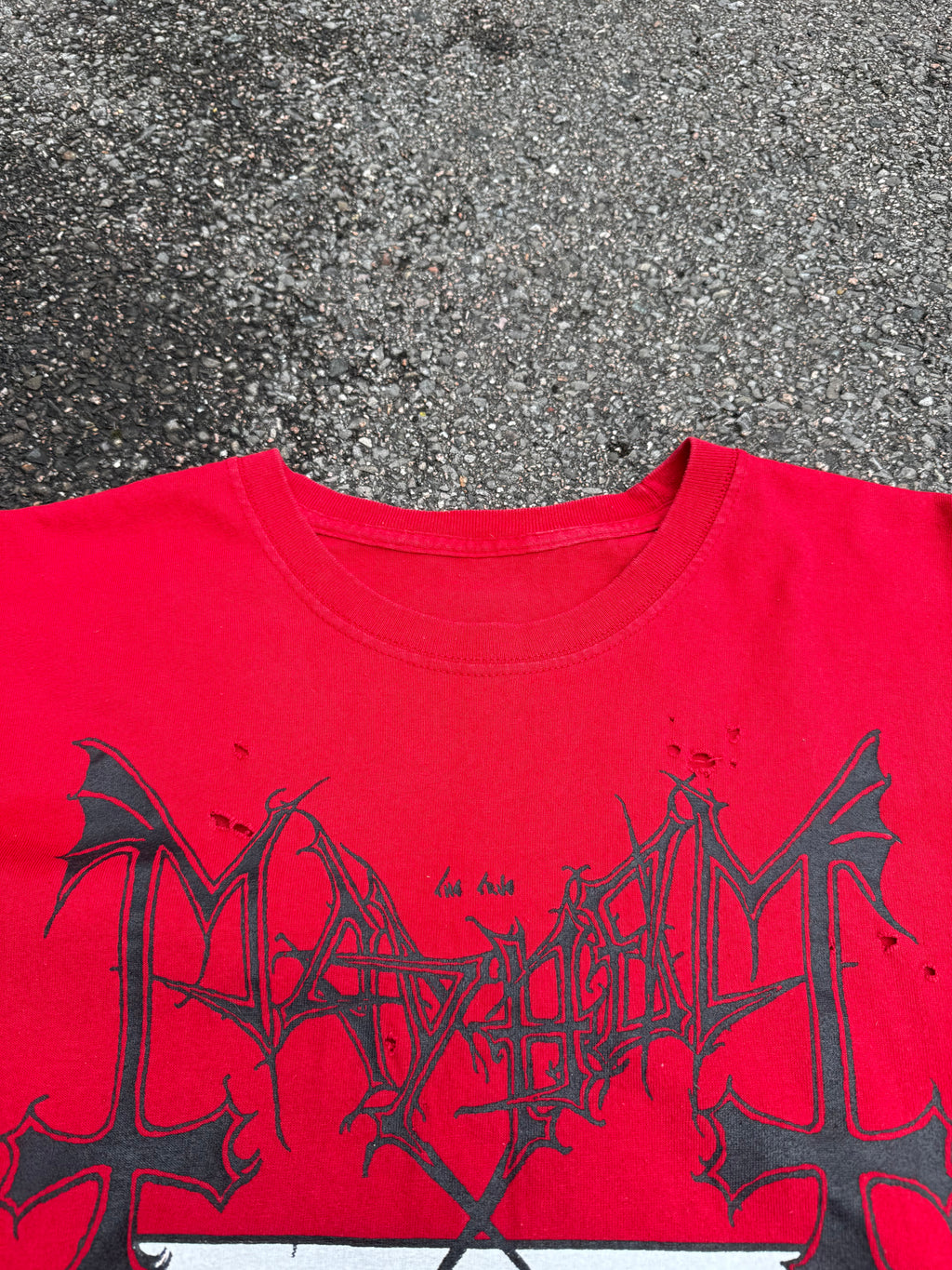 Vintage 2000s Mayhem Deathcrush Black Metal Long Sleeve Shirt
