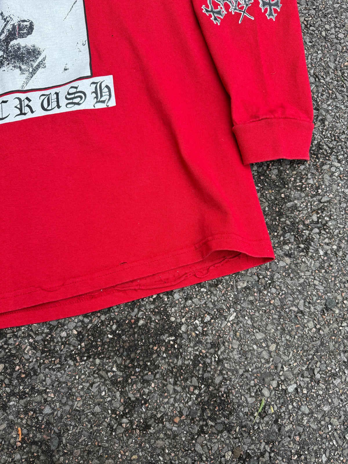 Vintage 2000s Mayhem Deathcrush Black Metal Long Sleeve Shirt
