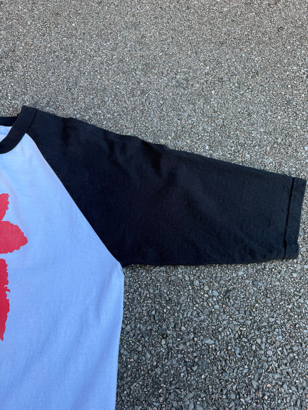 Vintage 90s Neon Genesis Evangelion NERV Anime 3/4 Raglan Shirt