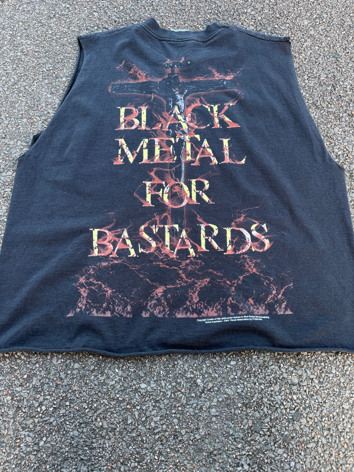 Vintage 2003 Cradle Of Filth Sleeveless Tank Top