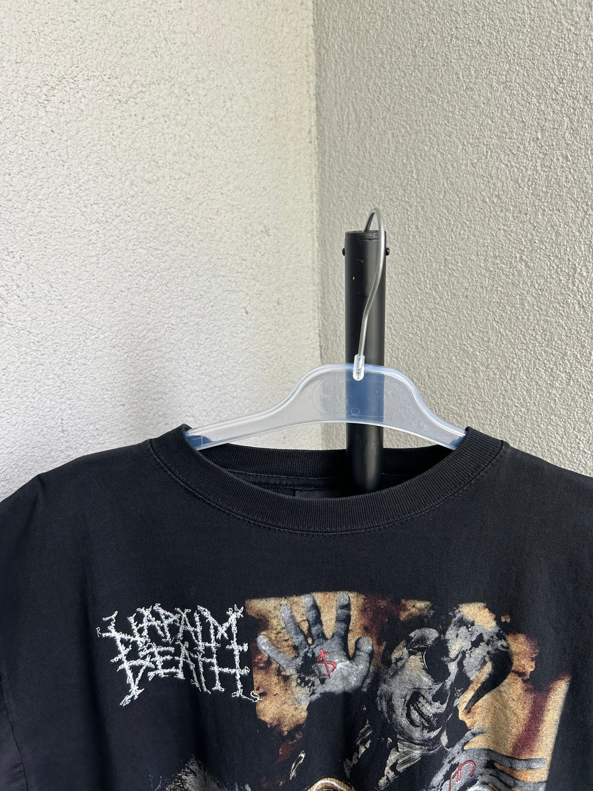 Vintage 2003 Napalm Death Enemy of the Music Business Rock Band T-shirt