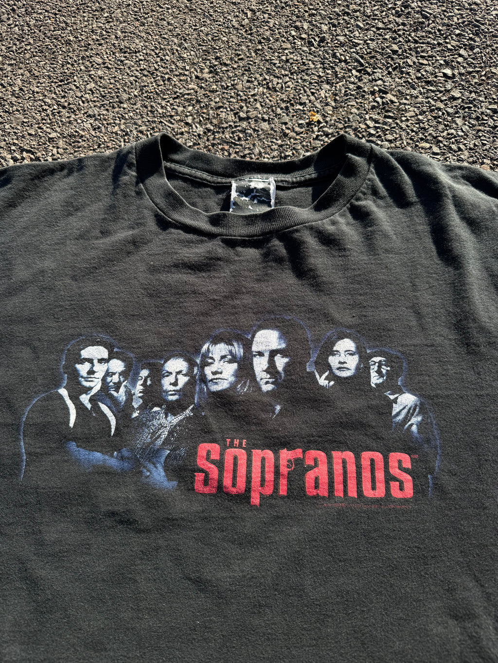 Vintage 2000 The Sopranos Promo HBO Series T-shirt