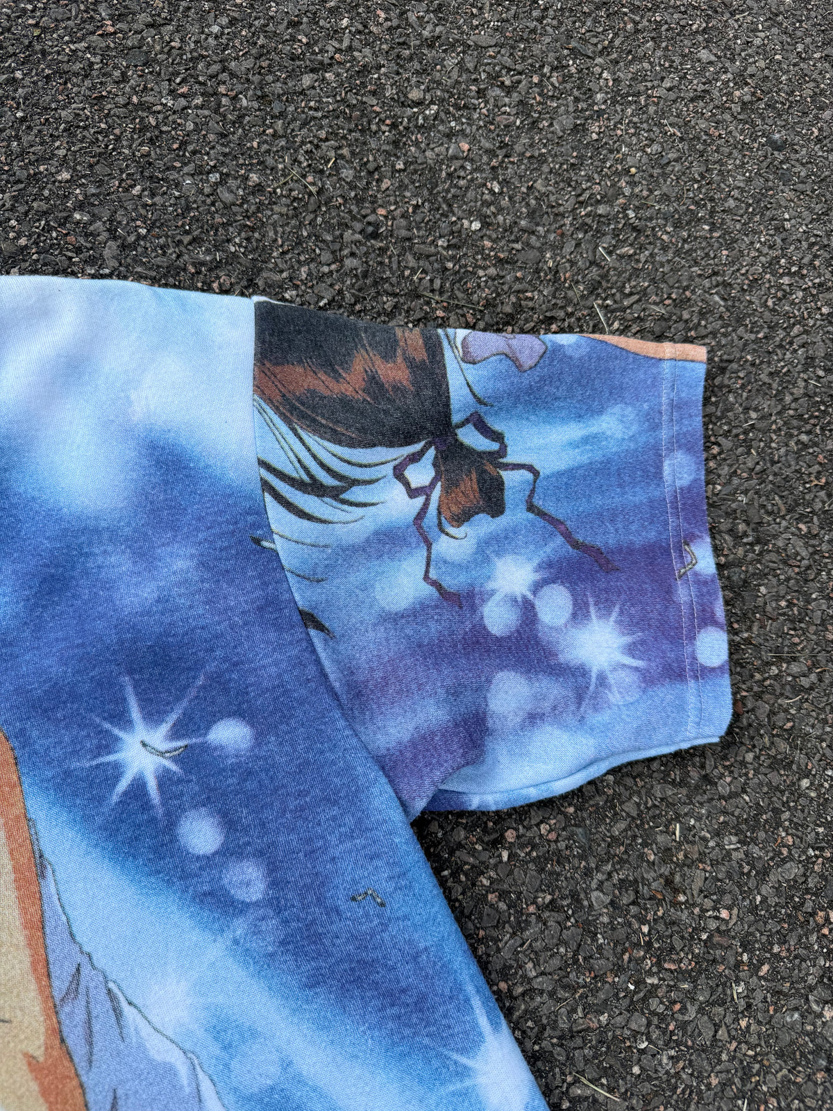 Vintage 90s Boom Anime Girl All Over Print T-Shirt