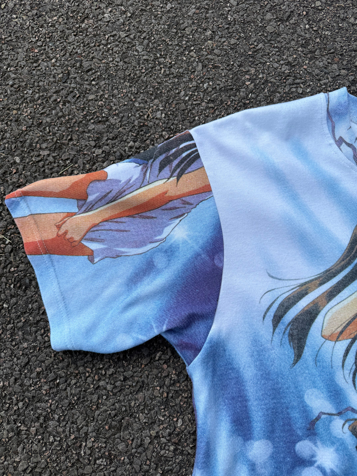 Vintage 90s Boom Anime Girl All Over Print T-Shirt