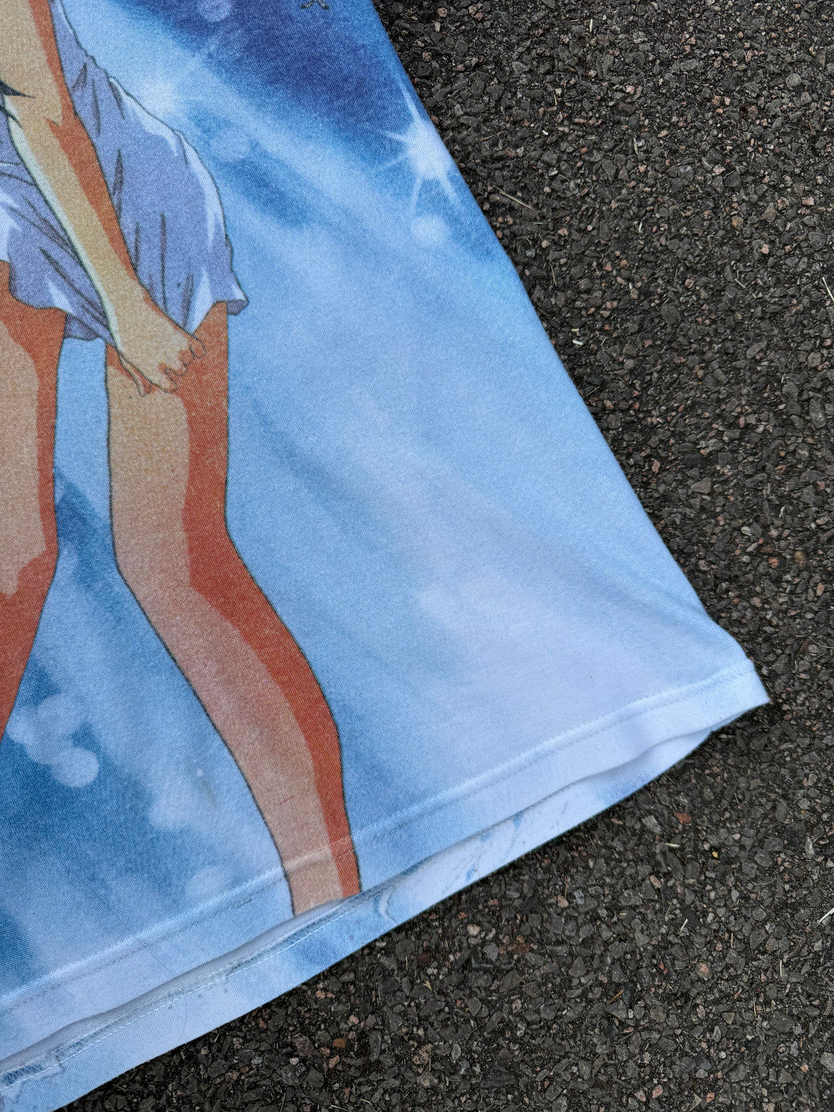 Vintage 90s Boom Anime Girl All Over Print T-Shirt