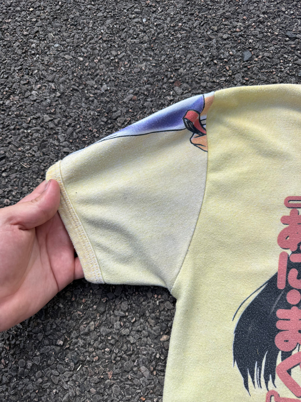 Vintage 90s Boom Anime Girl Graphic All Over Print T-Shirt