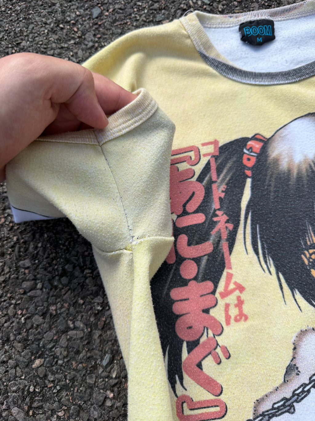 Vintage 90s Boom Anime Girl Graphic All Over Print T-Shirt