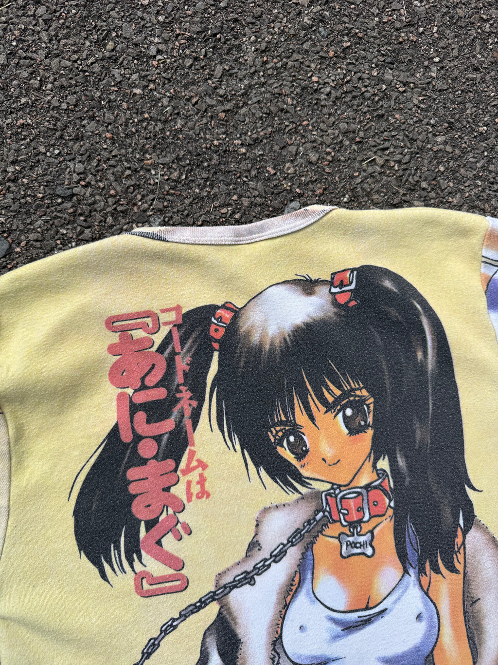 Vintage 90s Boom Anime Girl Graphic All Over Print T-Shirt