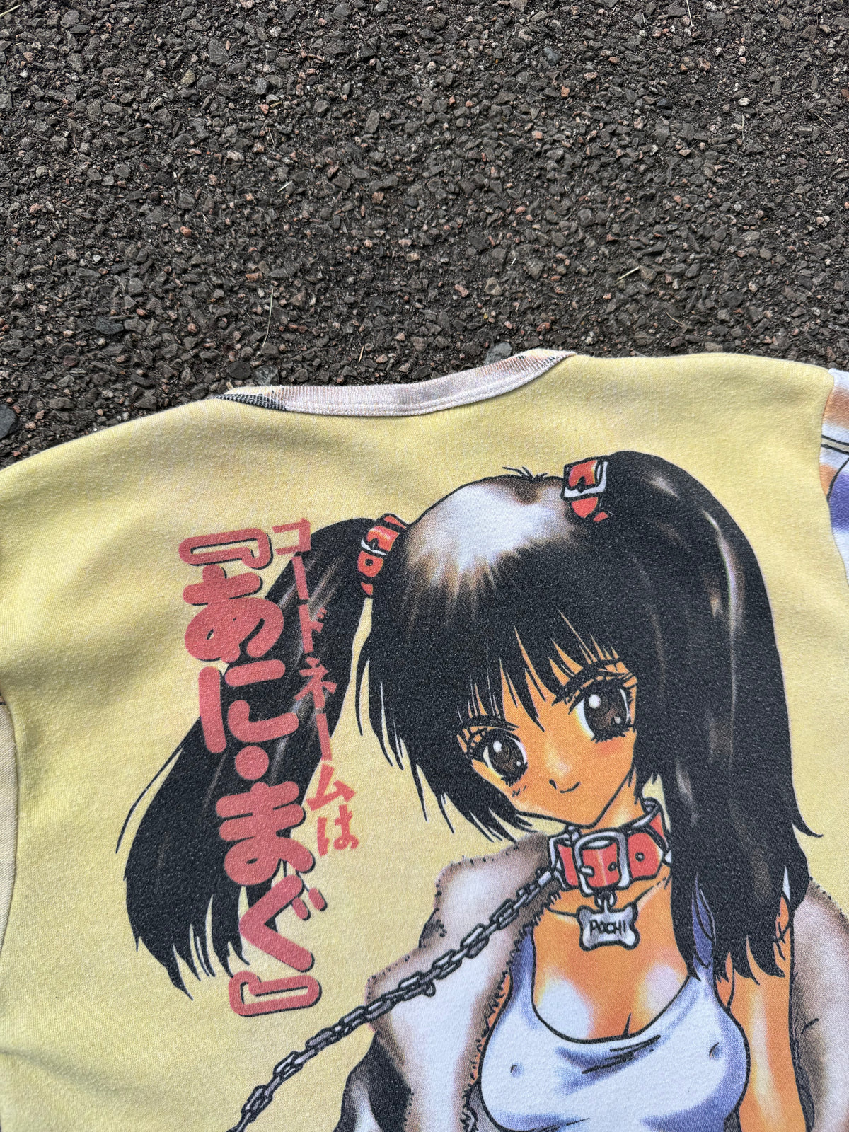 Vintage 90s Boom Anime Girl Graphic All Over Print T-Shirt