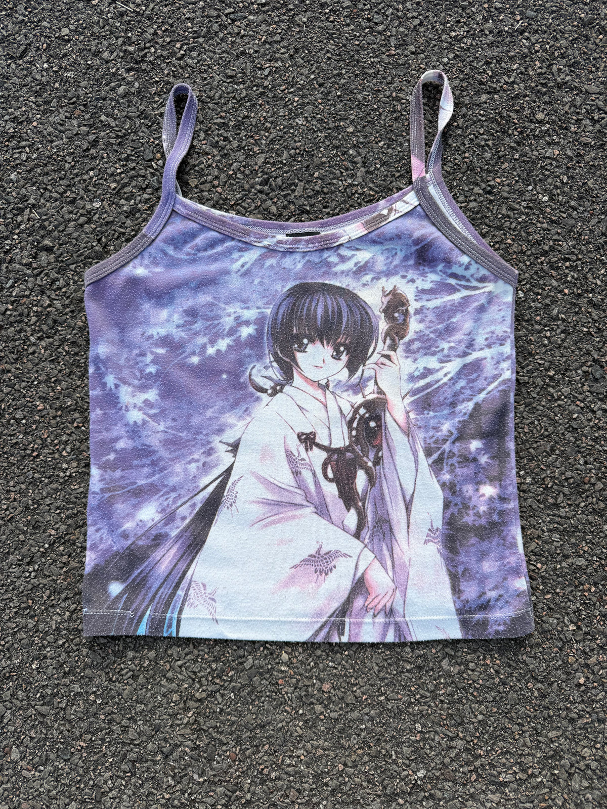 Vintage 90s Boom Anime Girl All Over Print Tank Top
