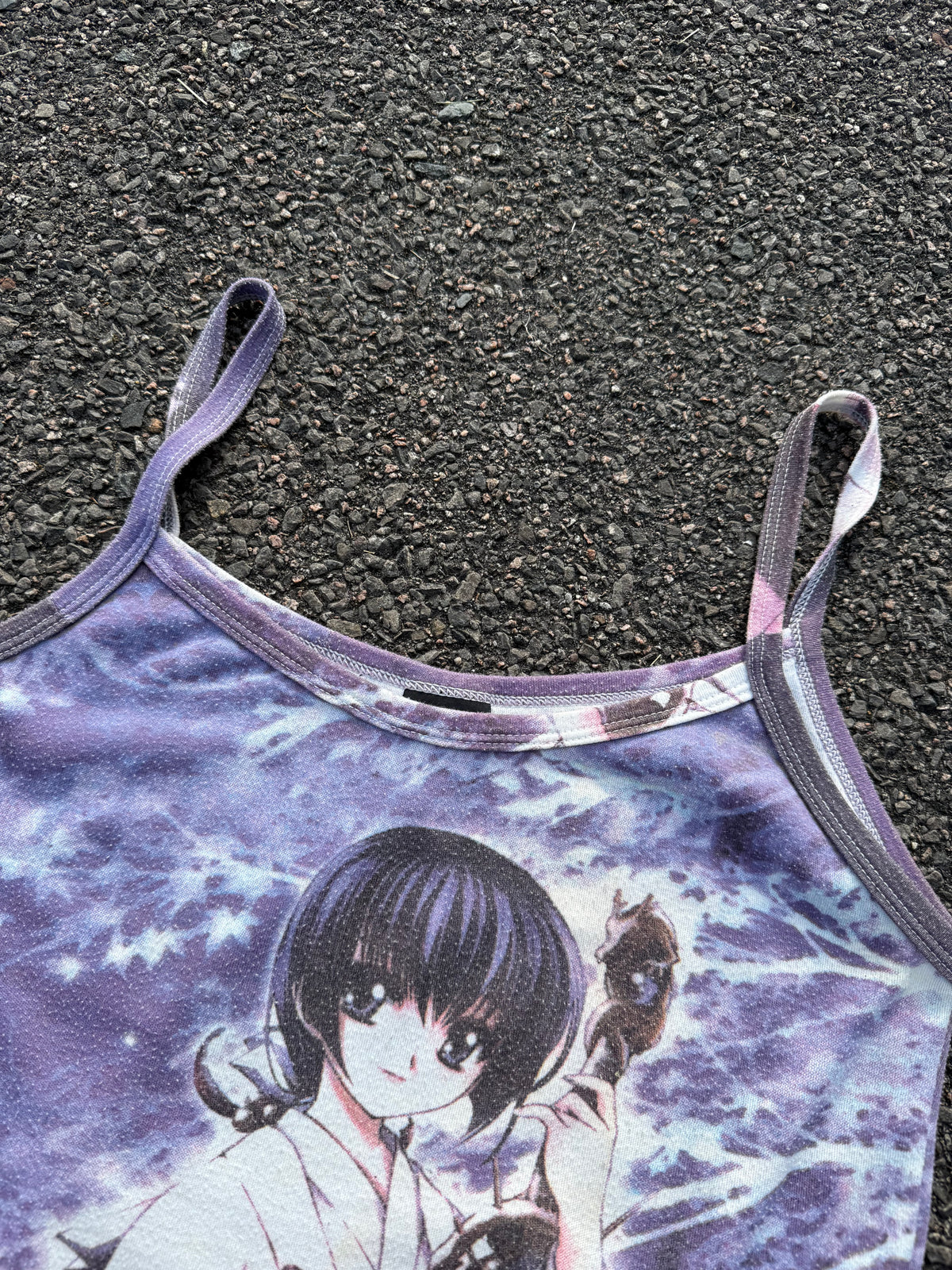 Vintage 90s Boom Anime Girl All Over Print Tank Top