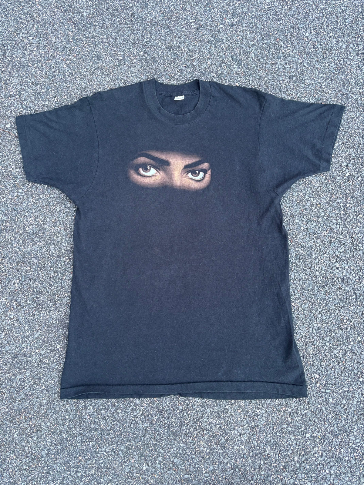 Vintage 1992 Michael Jackson Eyes King of Pop Dangerous World Tour T-Shirt