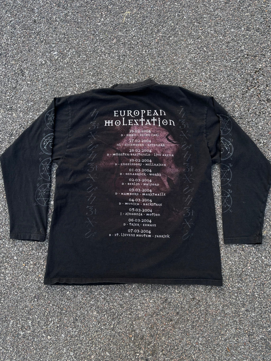 Vintage 2004 Six Feet Under European Molestation Tour Long Sleeve