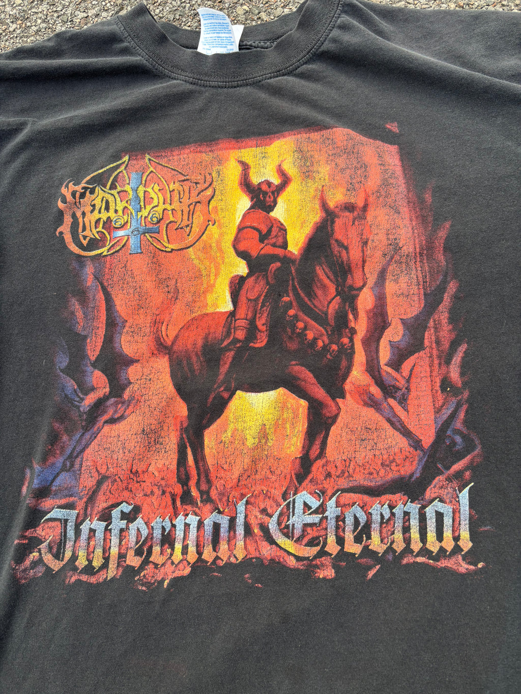 Vintage 2000 Marduk Infernal Eternal Black Metal T-Shirt