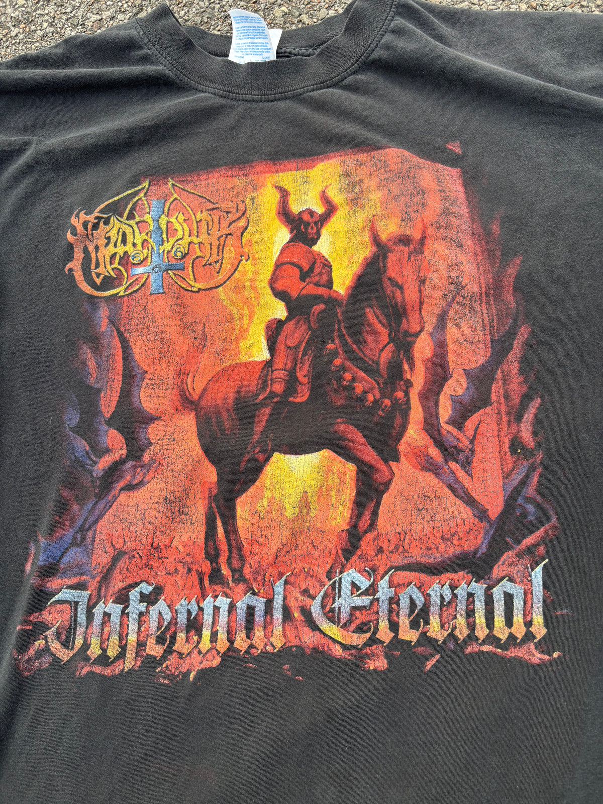 Vintage 2000 Marduk Infernal Eternal Black Metal T-Shirt