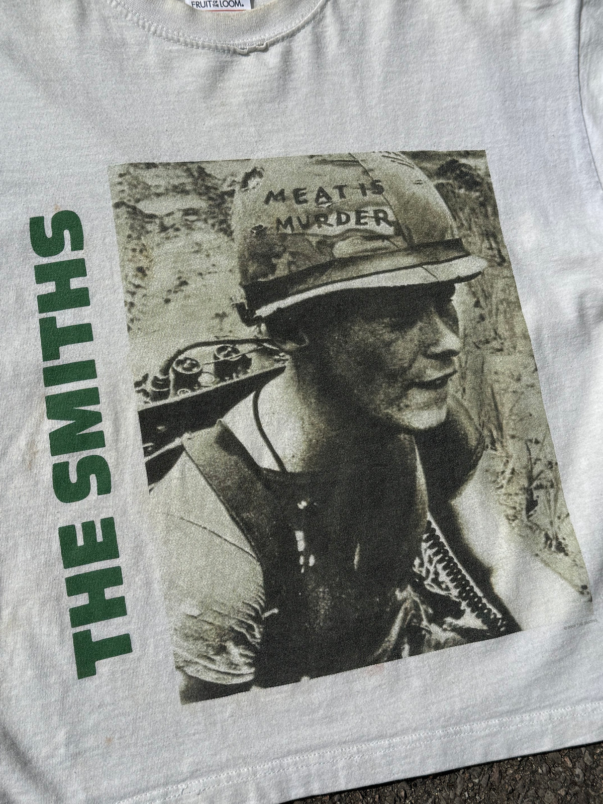Vintage 2004 The Smiths Meat Is Murder Cropped Band T-Shirt