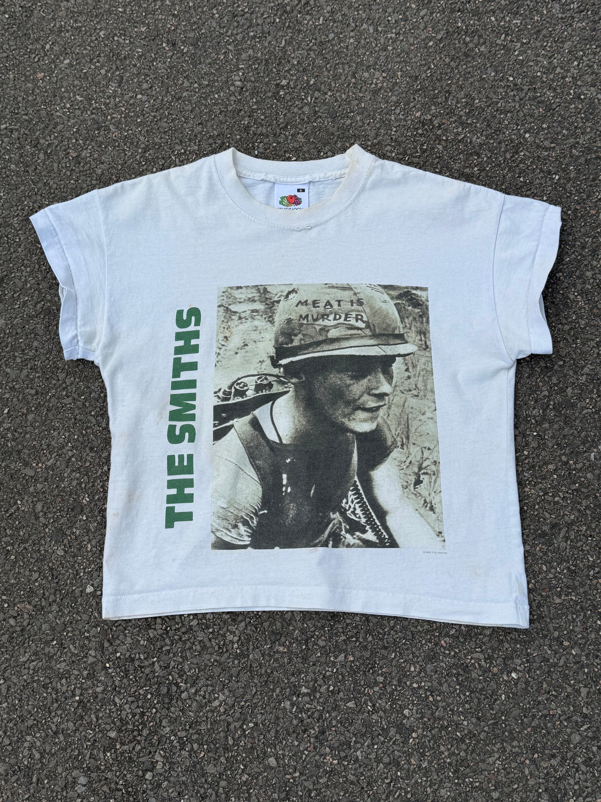 Vintage 2004 The Smiths Meat Is Murder Cropped Band T-Shirt