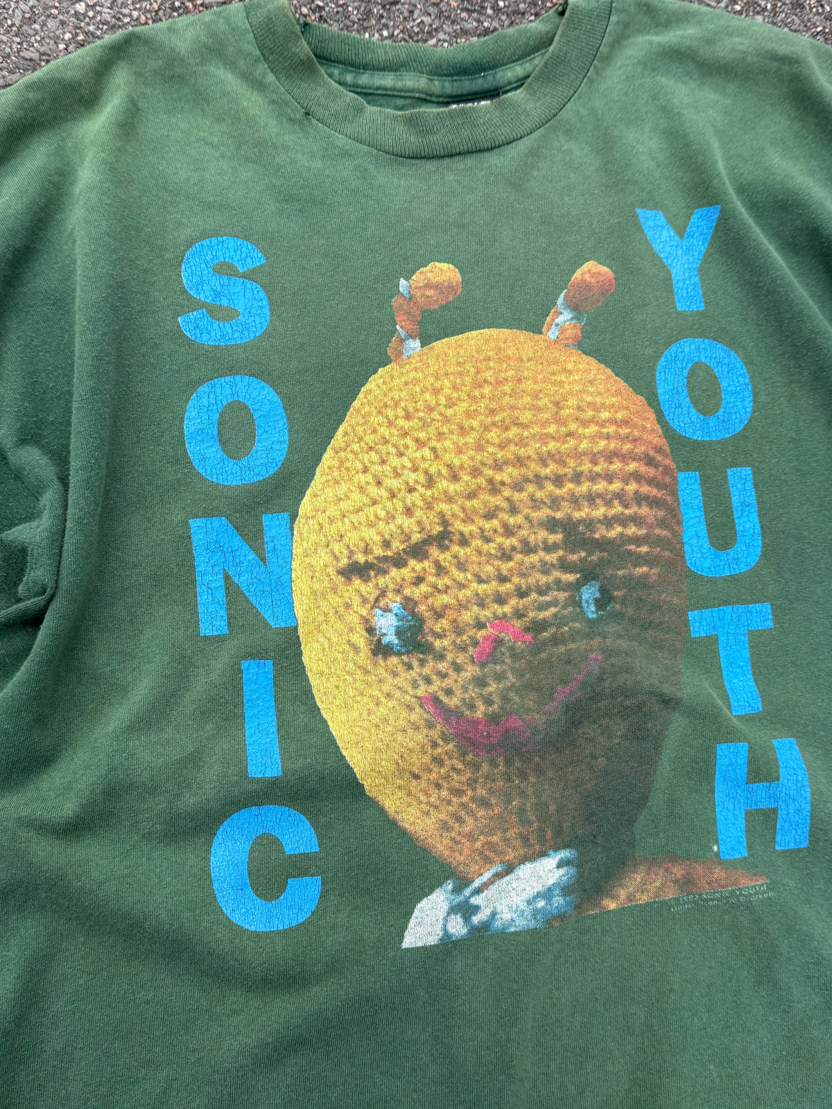 Vintage 1992 Sonic Youth Dirty Rock Band T-Shirt