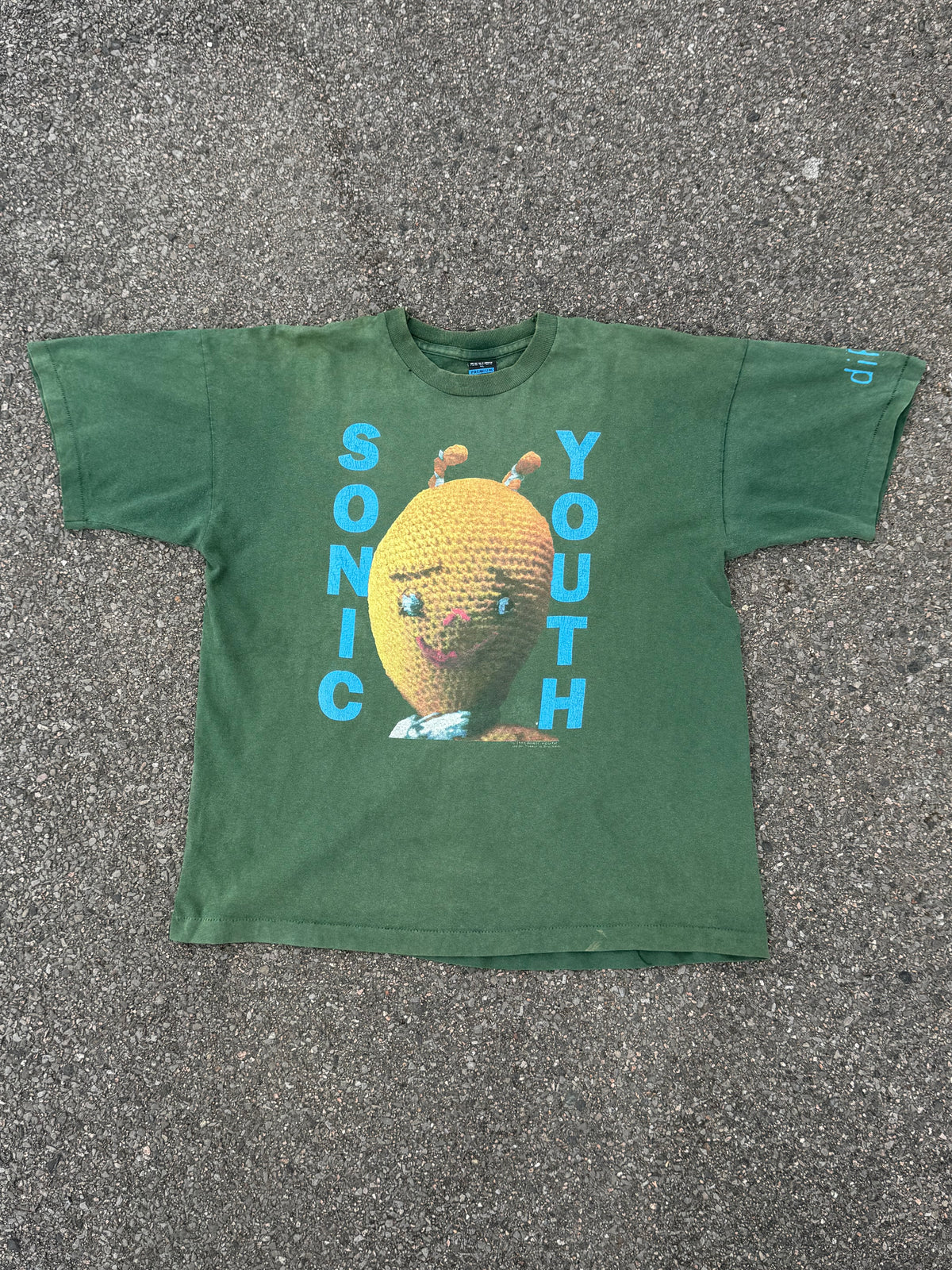 Vintage 1992 Sonic Youth Dirty Rock Band T-Shirt