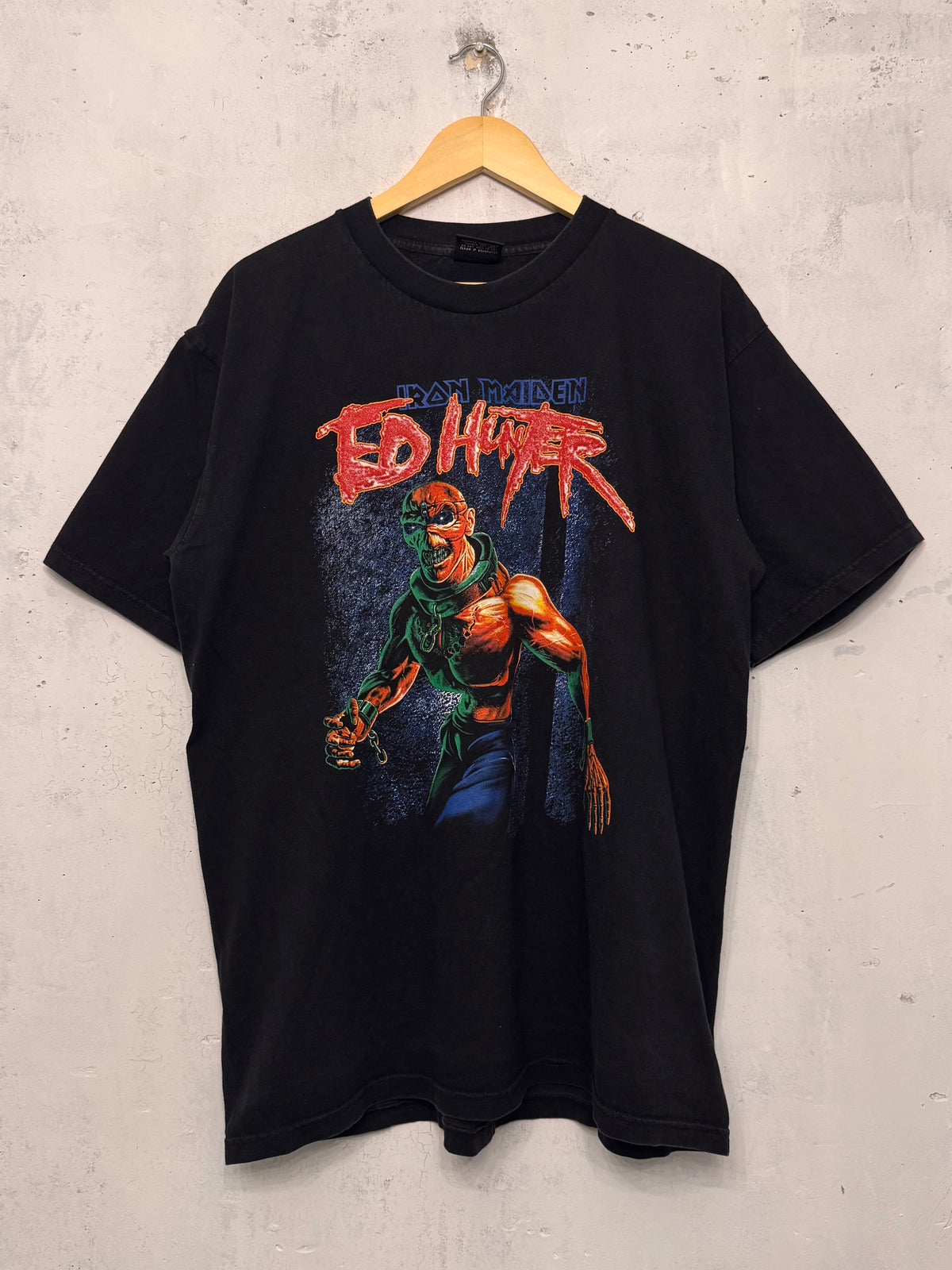 Vintage 2000s Iron Maiden Ed Hunter Rock Band T-Shirt