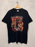 Vintage 2003 Iron Maiden Dance Of Death World Tour Rock Band T-Shirt